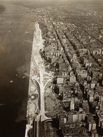 (NEW YORK CITY) A group of approximately 45 aerial photographs of the Big Apple.